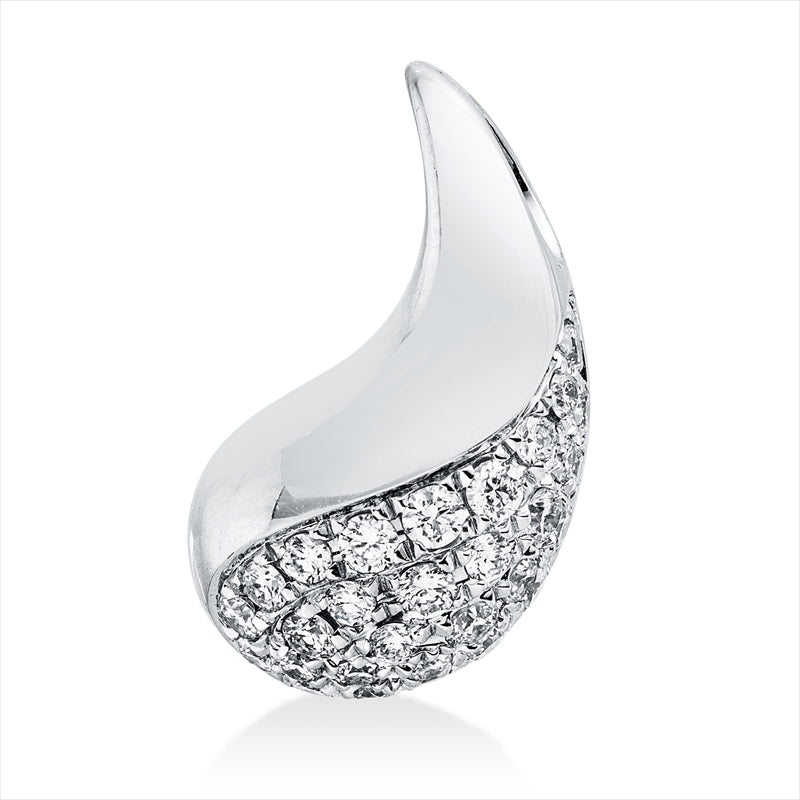 Anhänger    aus 585/-14 Karat Weißgold mit 30 Diamanten 0