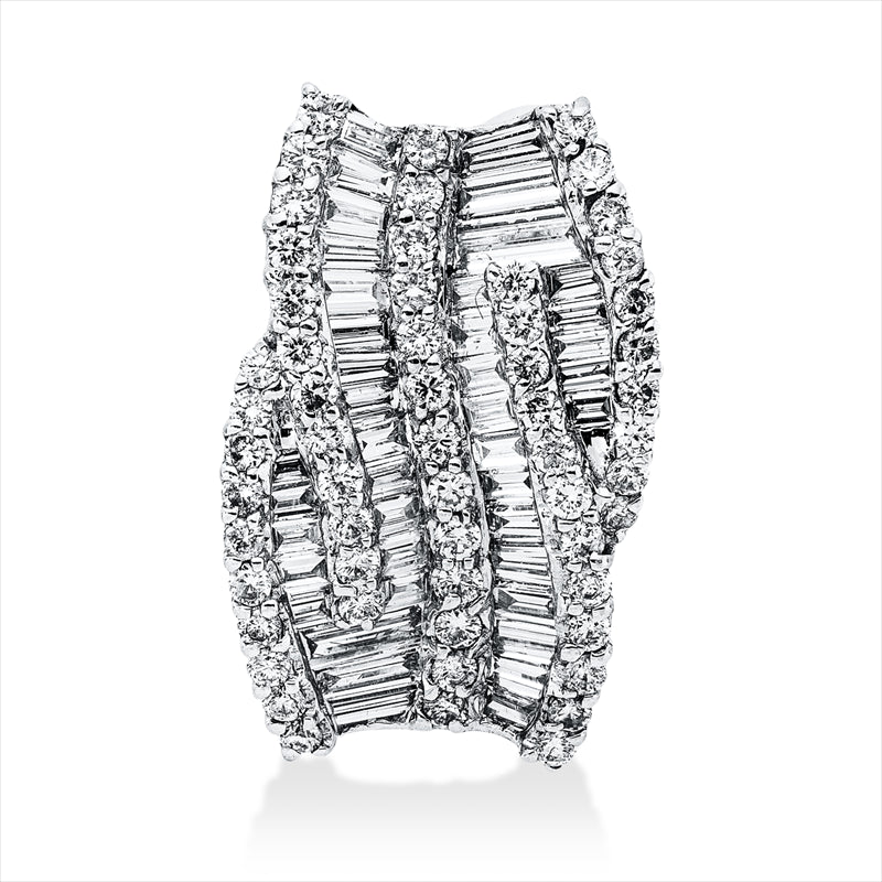 Anhänger    aus 750/-18 Karat Weißgold mit 99 Diamanten 1