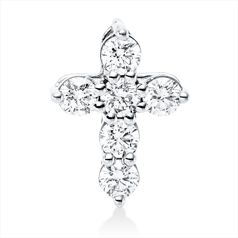 Anhänger    aus 750/-18 Karat Weißgold mit 6 Diamanten 0