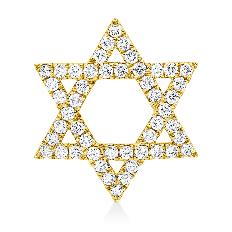 Anhänger    aus 750/-18 Karat Gelbgold mit 48 Diamanten 0