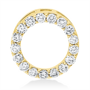 Anhänger    aus 750/-18 Karat Gelbgold mit 17 Diamanten 0