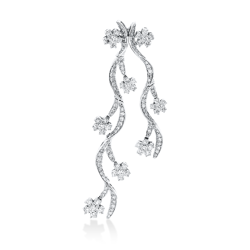 Anhänger    aus 750/-18 Karat Weißgold mit 145 Diamanten 4