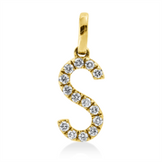 Anhänger    aus 750/-18 Karat Gelbgold mit 14 Diamanten 0