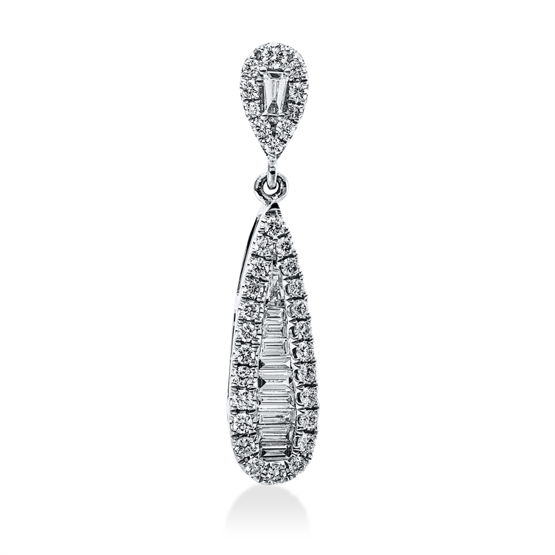 Anhänger    aus 750/-18 Karat Weißgold mit 45 Diamanten 0