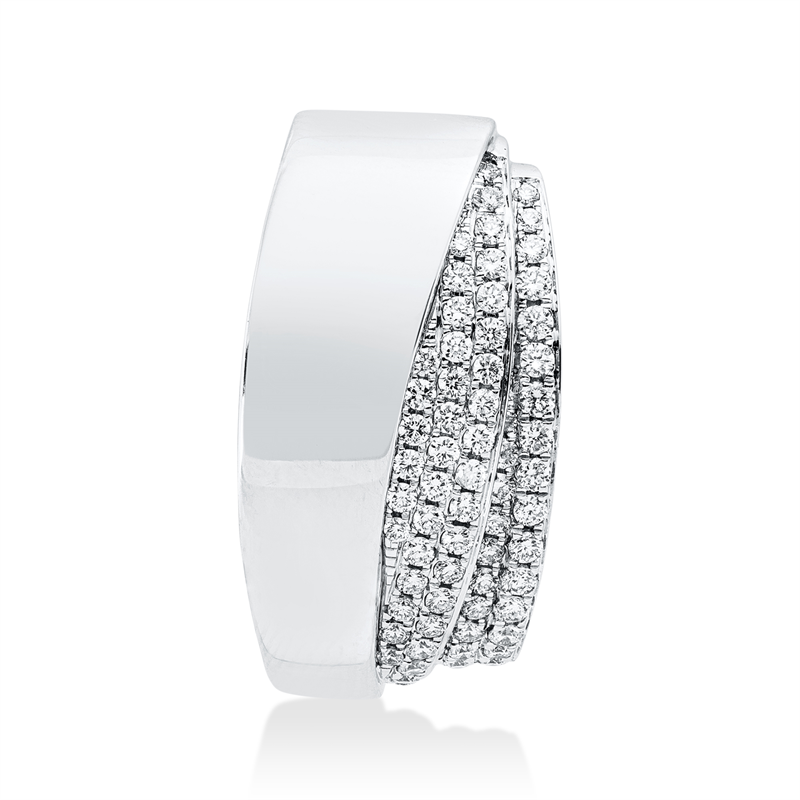 Anhänger    aus 750/-18 Karat Weißgold mit 68 Diamanten 0