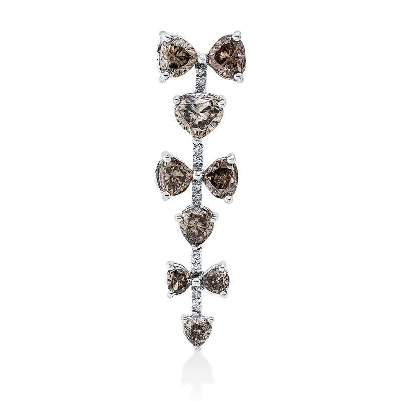 Anhänger    aus 750/-18 Karat Weißgold mit 19 Diamanten 4