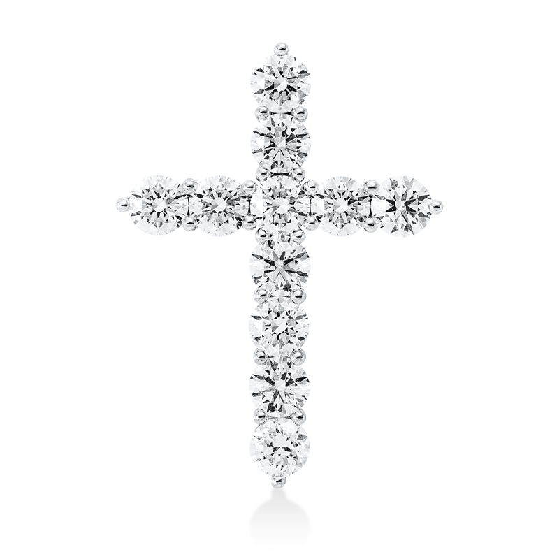 Anhänger    aus 750/-18 Karat Weißgold mit 11 Diamanten 2