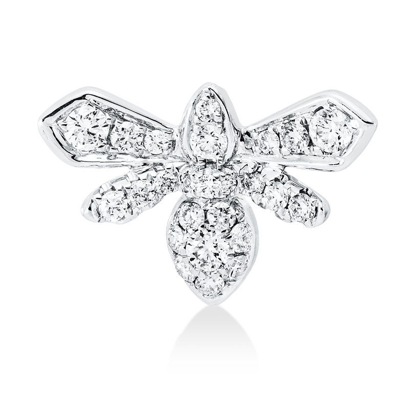 Anhänger    aus 750/-18 Karat Weißgold mit 25 Diamanten 0