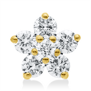 Anhänger    aus 750/-18 Karat Gelbgold mit 6 Diamanten 0