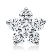Anhänger    aus 750/-18 Karat Weißgold mit 6 Diamanten 0