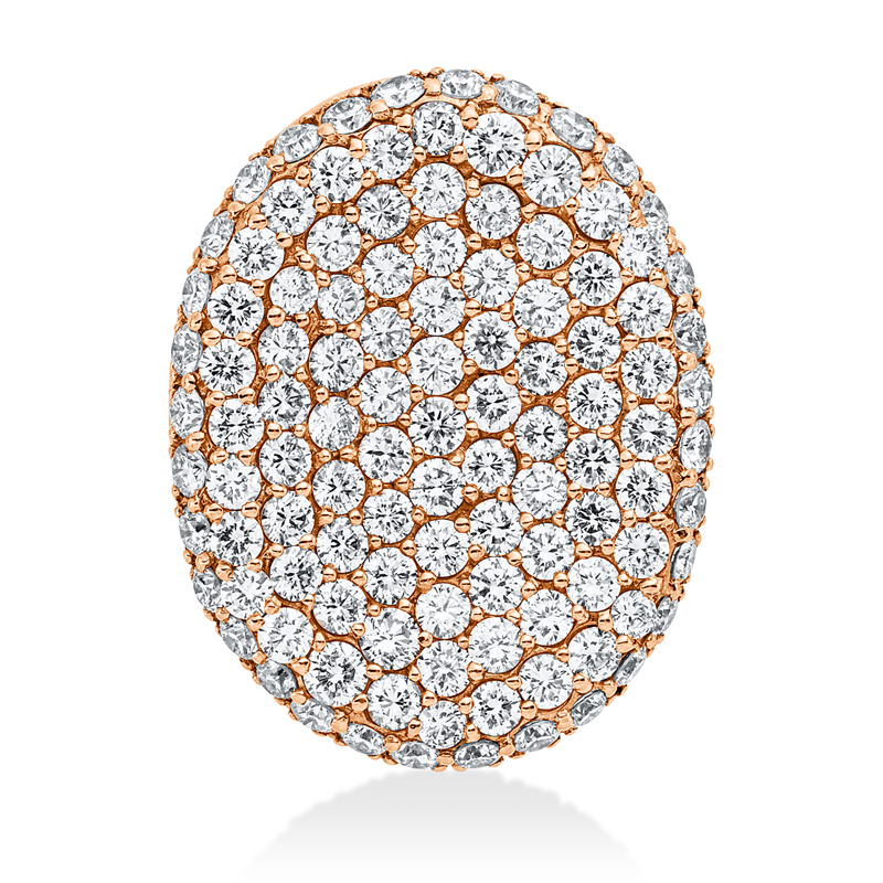 Anhänger    aus 750/-18 Karat Rotgold mit 111 Diamanten 4