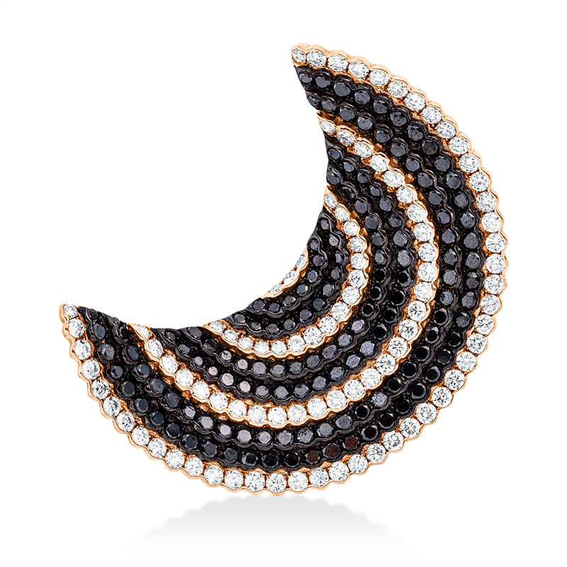 Anhänger    aus 750/-18 Karat Rotgold mit 234 Diamanten 10