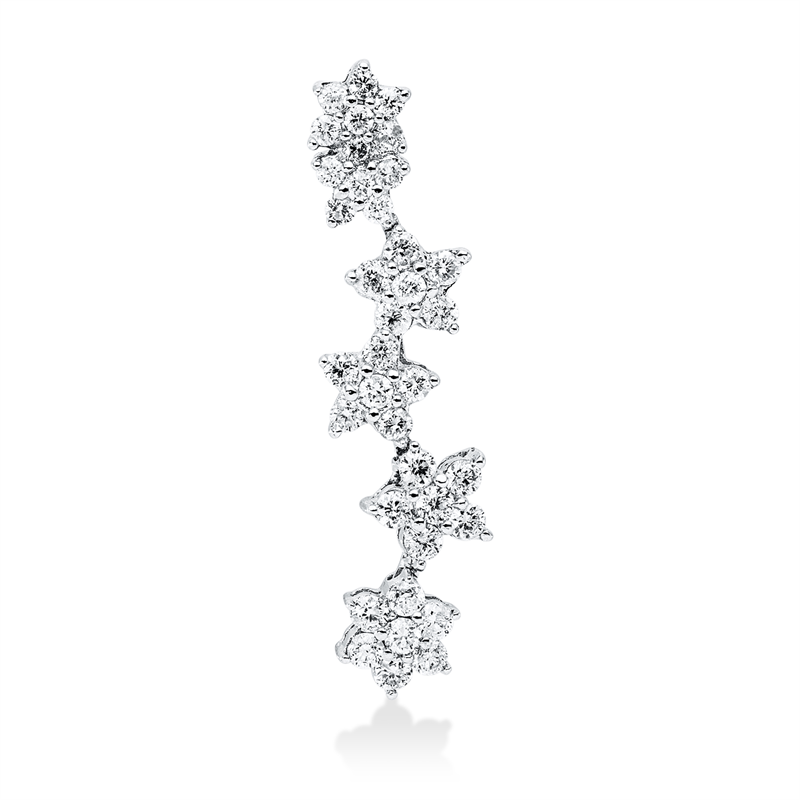 Anhänger    aus 750/-18 Karat Weißgold mit 37 Diamanten 0