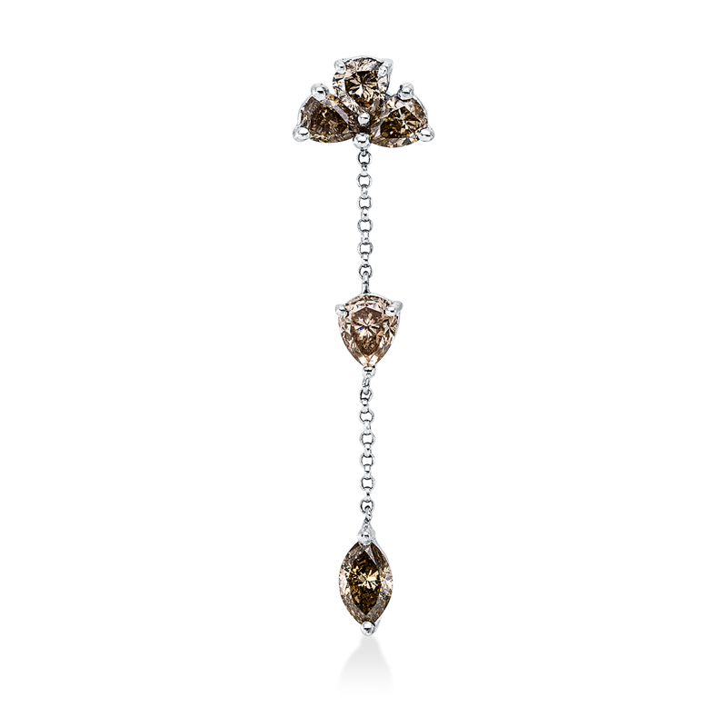 Anhänger    aus 750/-18 Karat Weißgold mit 5 Diamanten 1