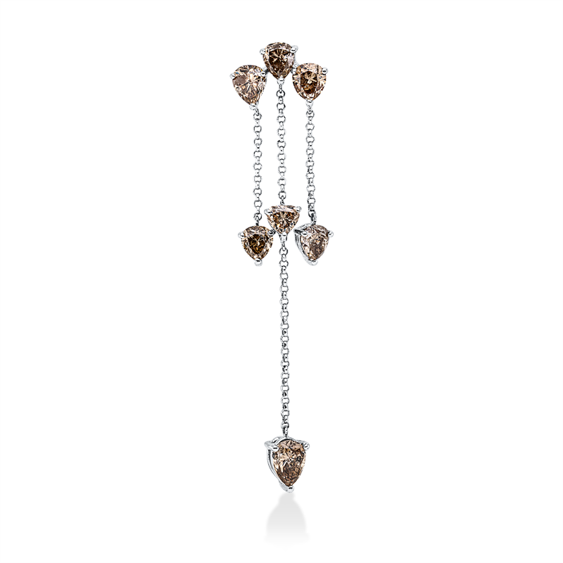 Anhänger    aus 750/-18 Karat Weißgold mit 7 Diamanten 2