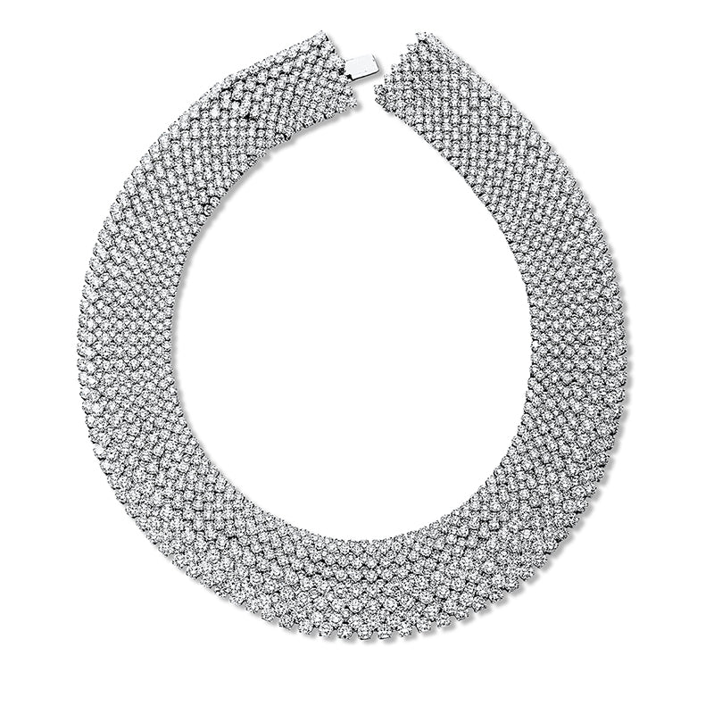 Collier    aus 750/-18 Karat Weißgold mit 1378 Diamanten 167