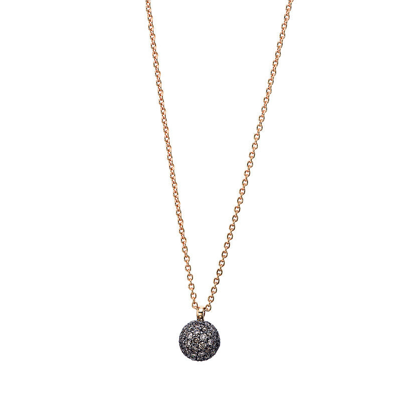 Collier    aus 750/-18 Karat Rotgold mit 48 Diamanten 0