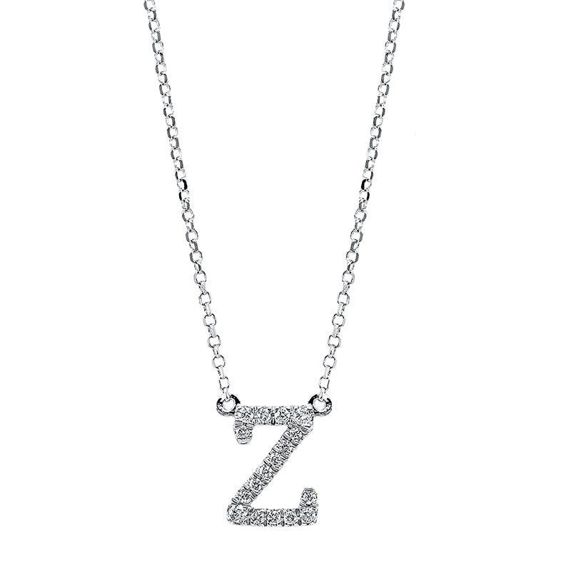Collier    aus 750/-18 Karat Weißgold mit 17 Diamanten 0