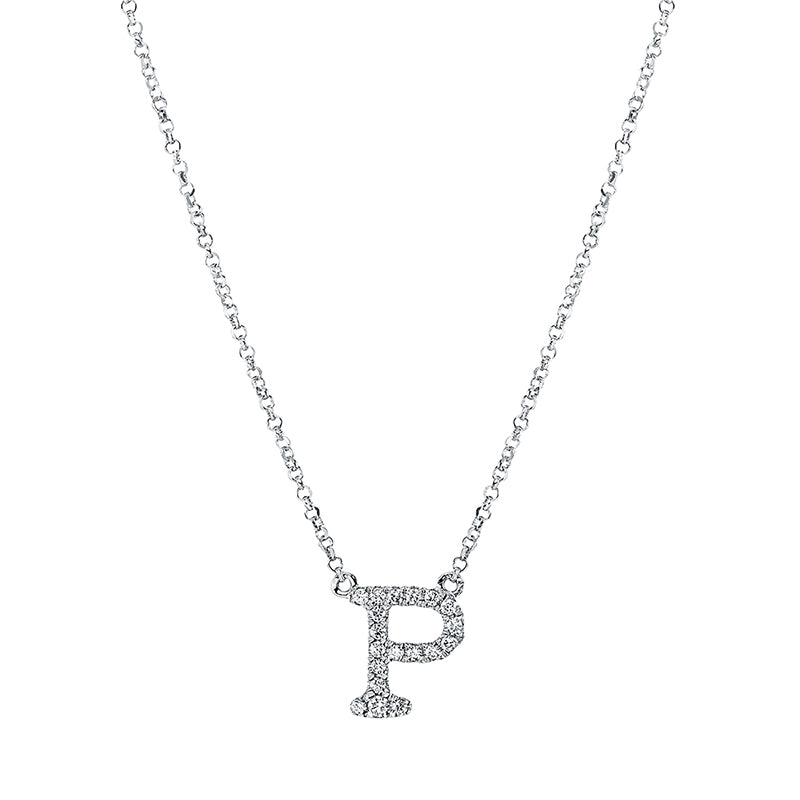 Collier    aus 750/-18 Karat Weißgold mit 19 Diamanten 0