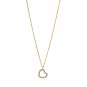 Collier    aus 750/-18 Karat Gelbgold mit 20 Diamanten 0