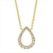 Collier    aus 750/-18 Karat Gelbgold mit 20 Diamanten 0