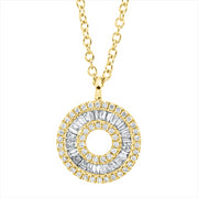 Collier    aus 750/-18 Karat Gelbgold mit 73 Diamanten 0