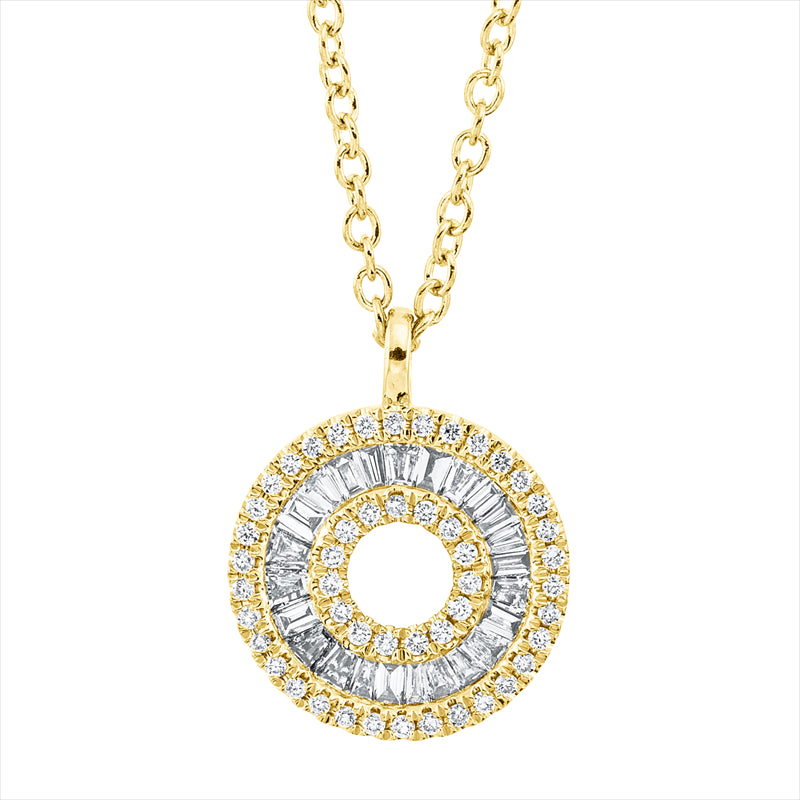 Collier    aus 750/-18 Karat Gelbgold mit 73 Diamanten 0