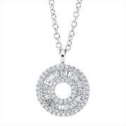 Collier    aus 750/-18 Karat Weißgold mit 70 Diamanten 0