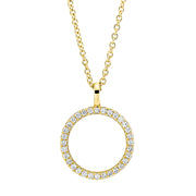 Collier    aus 750/-18 Karat Gelbgold mit 32 Diamanten 0