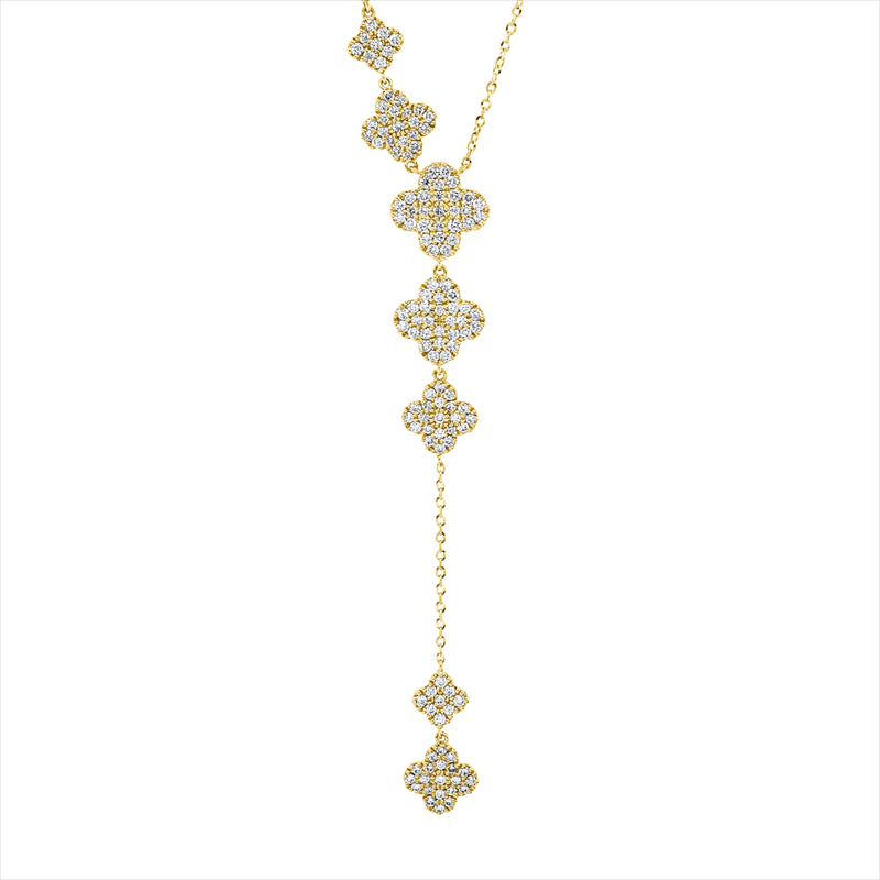 Collier    aus 750/-18 Karat Gelbgold mit 147 Diamanten 0