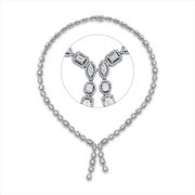 Collier    aus 750/-18 Karat Weißgold mit 1029 Diamanten 15