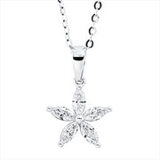 Collier    aus 750/-18 Karat Weißgold mit 5 Diamanten 0