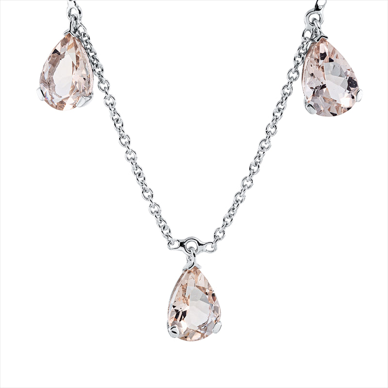 Collier mit Morganit  aus 750/-18 Karat Weißgold MPM_SKIP_FIELD 
