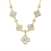 Collier    aus 750/-18 Karat Gelbgold mit 30 Diamanten 0