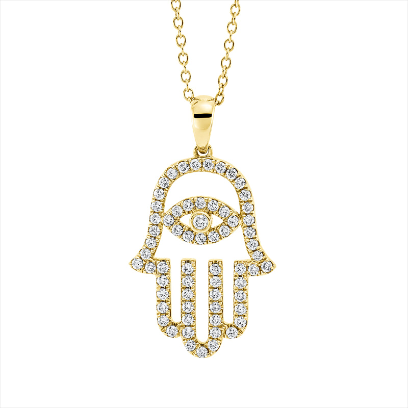 Collier    aus 585/-14 Karat Gelbgold mit 64 Diamanten 0