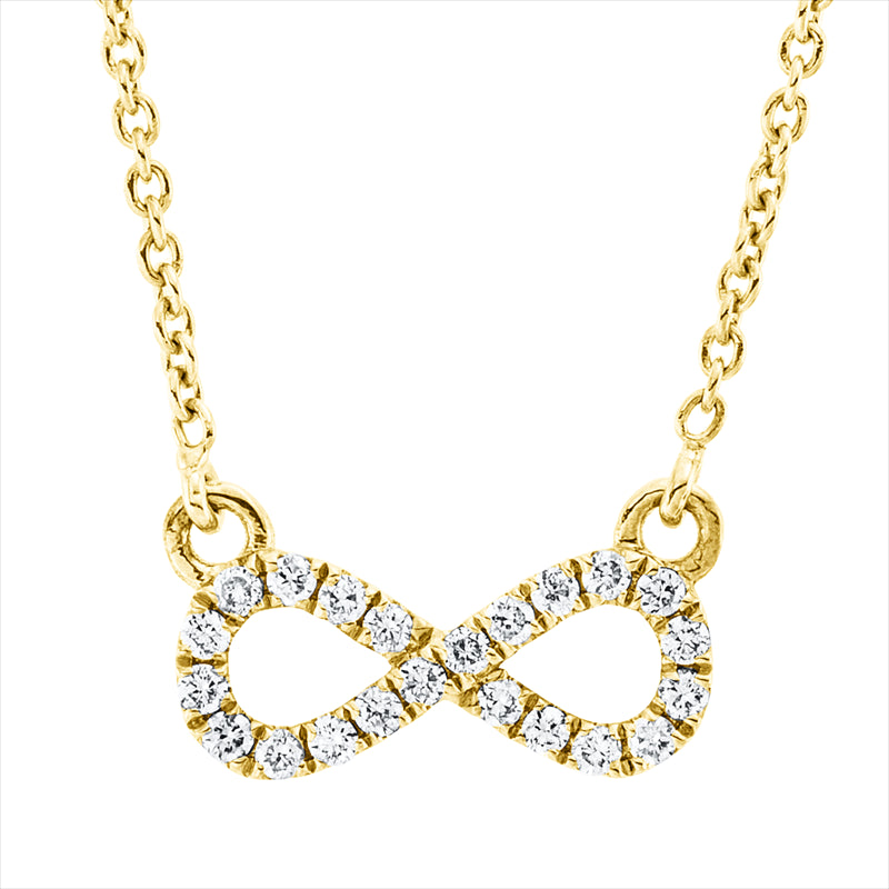 Collier    aus 750/-18 Karat Gelbgold mit 22 Diamanten 0