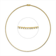 Collier    aus 750/-18 Karat Gelbgold mit 204 Diamanten 2