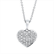 Collier    aus 750/-18 Karat Weißgold mit 37 Diamanten 0