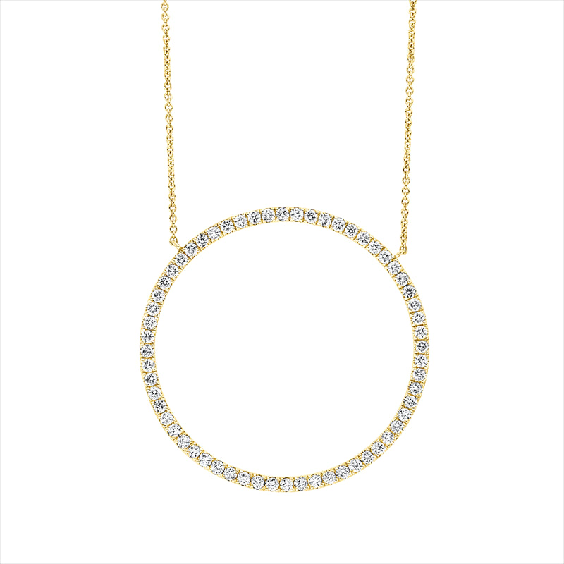 Collier    aus 750/-18 Karat Weißgold mit 60 Diamanten 1