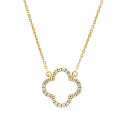 Collier    aus 750/-18 Karat Gelbgold mit 28 Diamanten 0