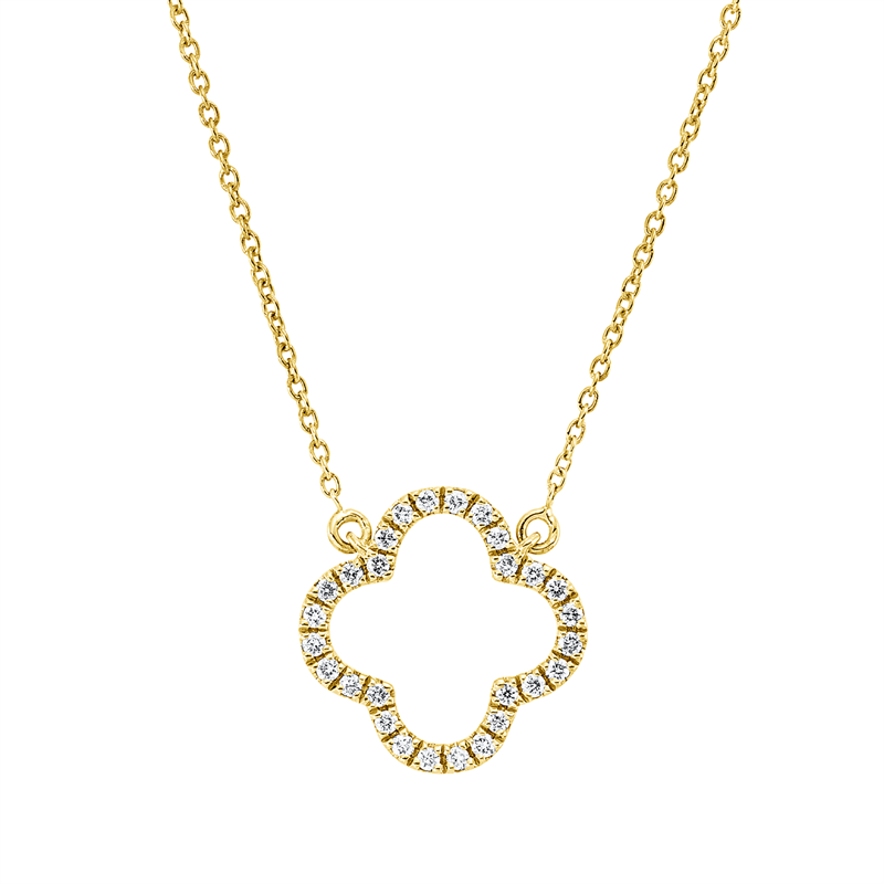 Collier    aus 750/-18 Karat Gelbgold mit 28 Diamanten 0