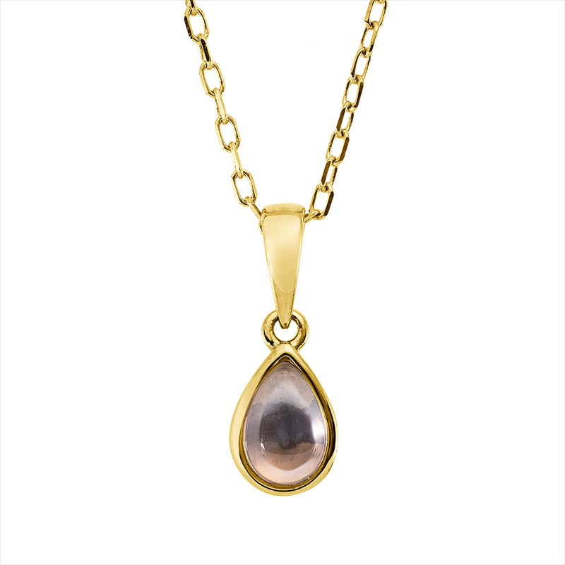 Collier mit Mondstein  aus 750/-18 Karat Gelbgold MPM_SKIP_FIELD 
