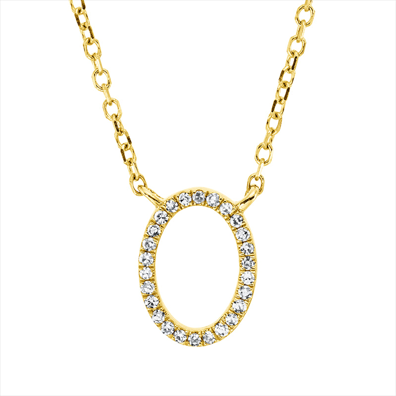 Collier    aus 750/-18 Karat Gelbgold mit 26 Diamanten 0
