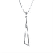 Collier    aus 750/-18 Karat Weißgold mit 52 Diamanten 0