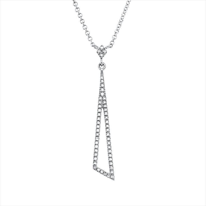 Collier    aus 750/-18 Karat Weißgold mit 52 Diamanten 0