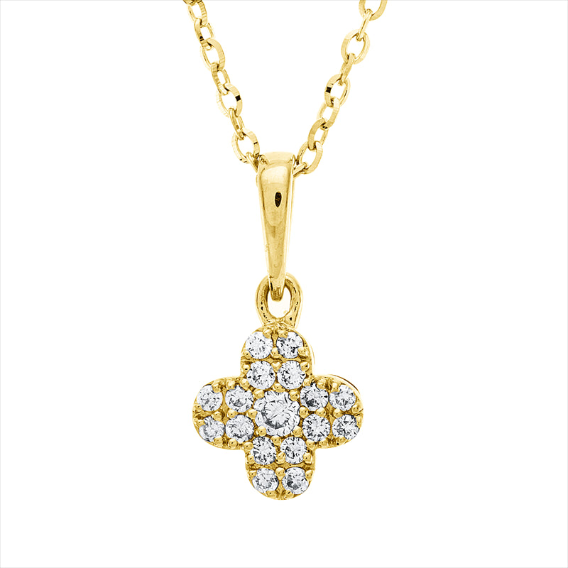 Collier    aus 750/-18 Karat Gelbgold mit 17 Diamanten 0
