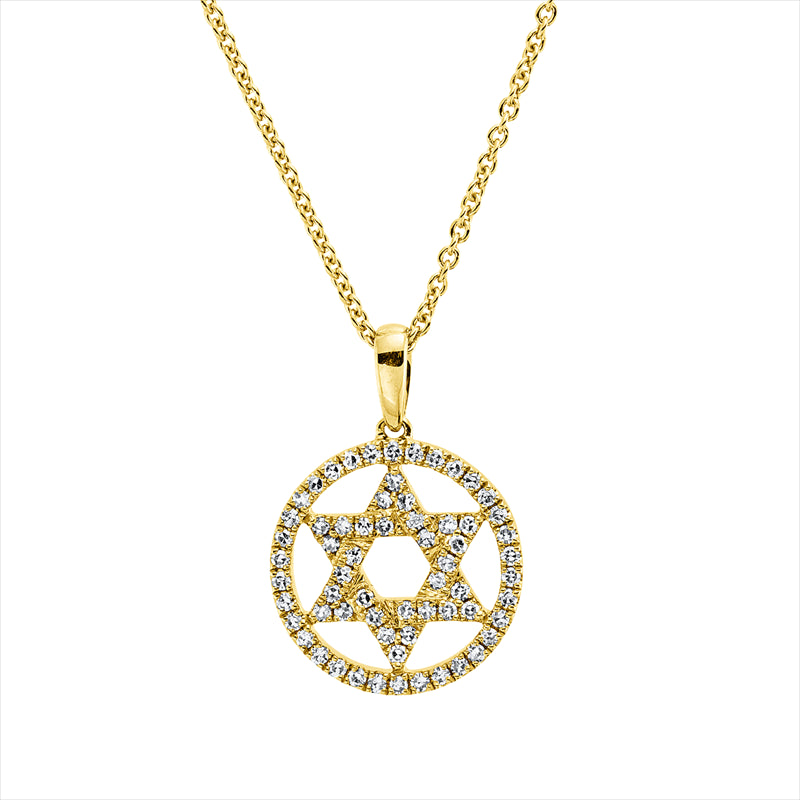 Collier    aus 750/-18 Karat Gelbgold mit 64 Diamanten 0