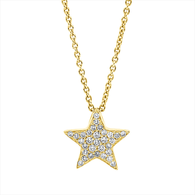 Collier    aus 750/-18 Karat Gelbgold mit 31 Diamanten 0
