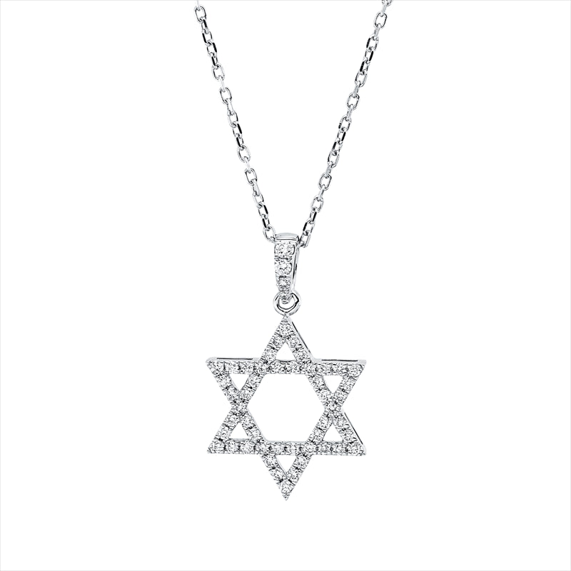 Collier    aus 750/-18 Karat Weißgold mit 52 Diamanten 0