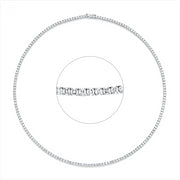 Collier    aus 750/-18 Karat Weißgold mit 179 Diamanten 9